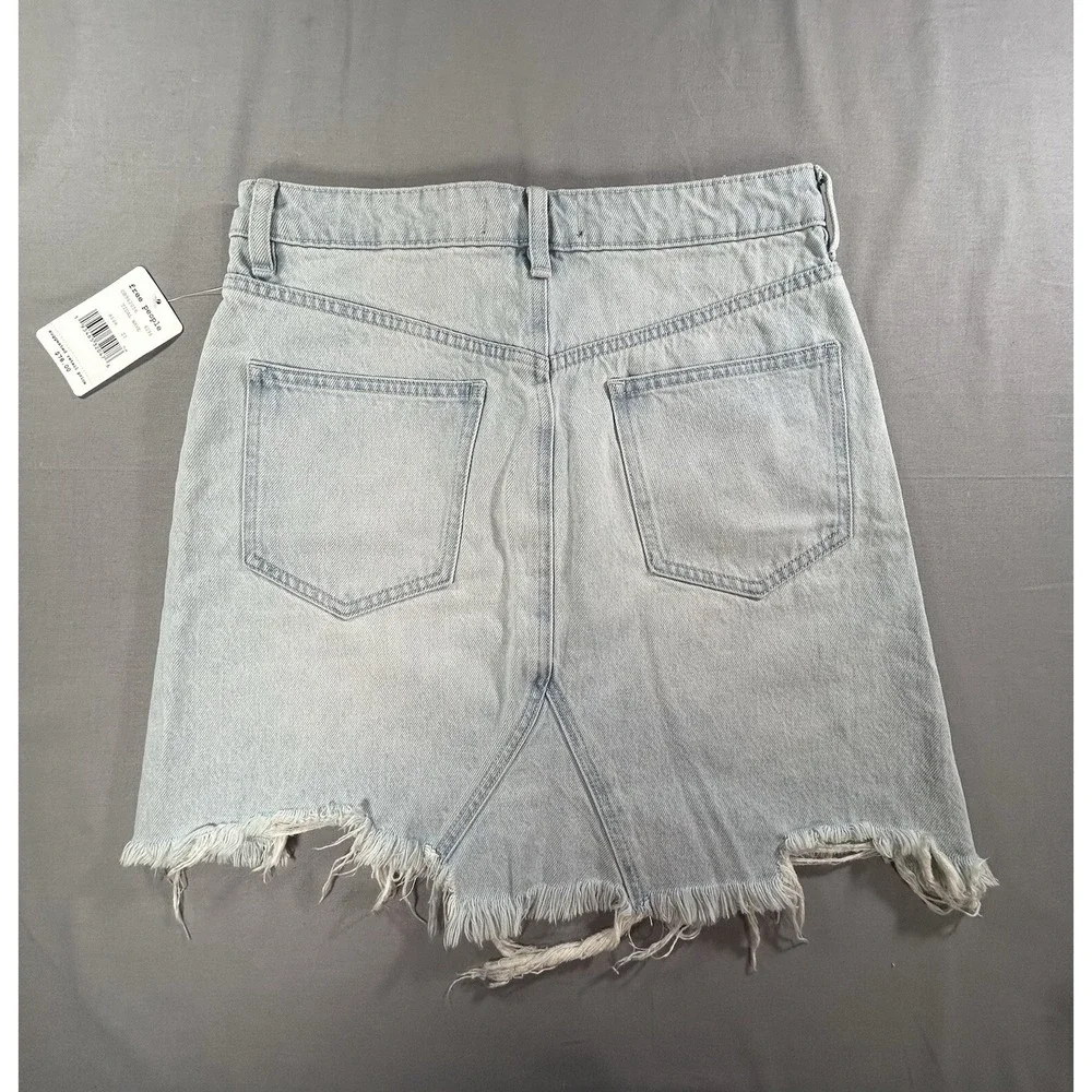 Skirt Free People Tidal Wave Denim women's‎ 27 Small New